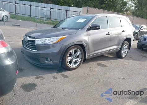 2016 Toyota Highlander Limited V6 из США, поврежденный, VIN 5TDDKRFHXGS321094